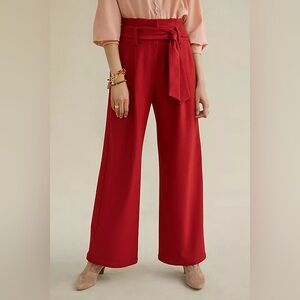 Anthropologie Paperbag Wide-Leg‎ Trousers Size Small NWT